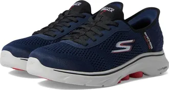 Skechers Mens Skechers GO Walk 7 - Easy On 2 Sneakers Blue Walking Sheos HAWK3119