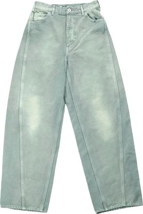 Auralee cotton tapered jeans - Verde