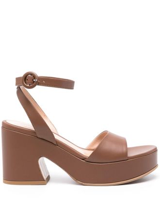 Gianvito Rossi Sandali Alma 85mm - Marrone