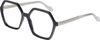 K&agrave;dor Exagon Glamour - unisex - Brillen - Zwart - 55 MM - Accessoires