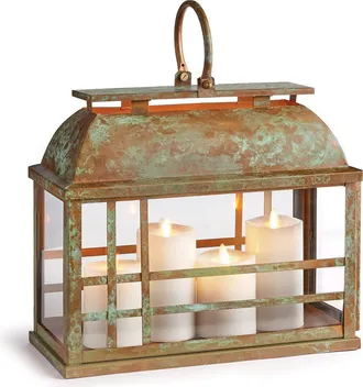Napa Home & Garden Solana Lantern in Brown at Nordstrom, Size Small