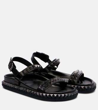 Christian Louboutin Pyrabizz spiked leather sandals