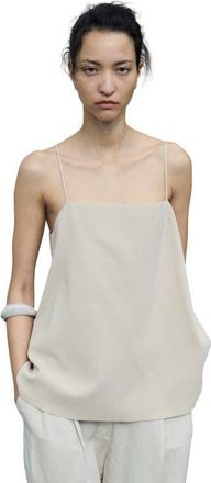 H&M Fine-knit Strappy Top in Beige at Nordstrom, Size X-Large