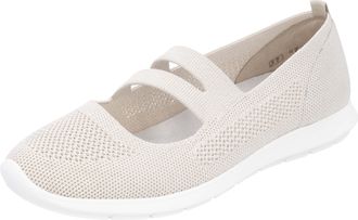 Remonte Riemchenballerina REMONTE, Damen, Gr. 40, beige (creme), Textil, Schuhe Riemchenballerina, Halbschuh, Freizeitschuh, Komfortschuh mit herausnehmbarer 