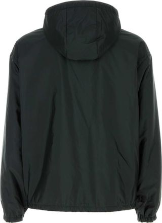 Prada Mens Slate Re-Nylon Jacket Bosco+nero Giubbini