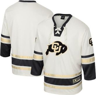 Colosseum Mens Colosseum Cream Colorado Buffaloes Puck Proud Fashion Hockey Jersey at Nordstrom, Size Xx-Large