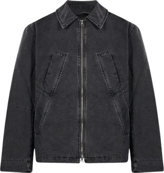Ymc You Must Create Repetition Denim Jacket - Heren - Zomerjassen - Zwart - M - Denim - Jassen