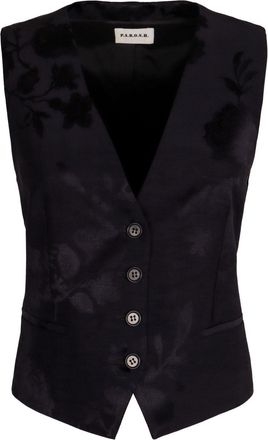 P.A.R.O.S.H. single breasted gilet - Blue