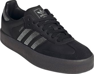 adidas Sambae Sneaker in Core Black/Silver Met./Gum5 at Nordstrom, Size 8.5