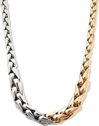 Lauren Rubinski 14kt yellow and white gold necklace - men - 14kt Gold - One Size