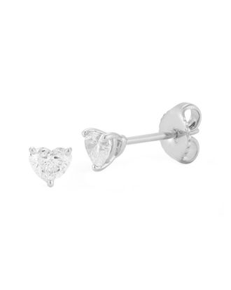 Nephora 14K 0.65 ct. tw. Diamond Heart Studs