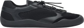 Prada Speedrock Sneakers - Heren - Sneakers - Zwart - 43 1/2 EU - Leer - Schoenen