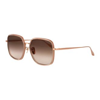 Linda Farrow Sunglasses, female, Pink, 56 MM, Alicia Stylish Sunglasses for Women