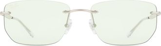 Ray-Ban RB3768 003/M1 Mens Sunglasses Silver Size 56