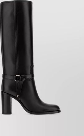 Fendi leather knee-high boots