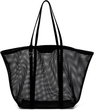 The Attico Borsa tote a rete - Nero