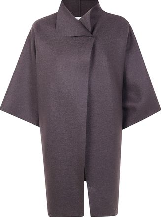 Harris Wharf London Women Kimono Mantle Pressed Wool