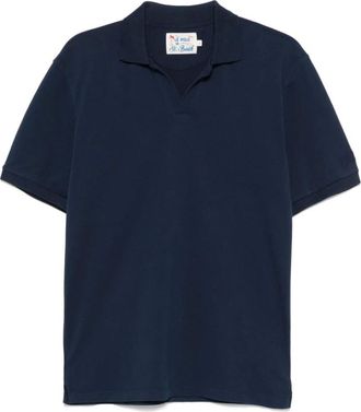 MC2 Saint Barth Polo Shirts, male, Blue, Size: 2XL Blue T-shirts and Polos