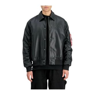 Alpha Industries Uomo, Giacche, Nero, XL, new