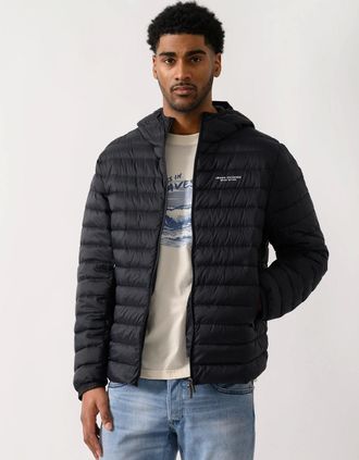 A|X Armani Exchange Mens Armani Exchange Mens Down Jacket XM001577-AF16927 - Deep Navy UB101 - Black - Size: 42/Regular