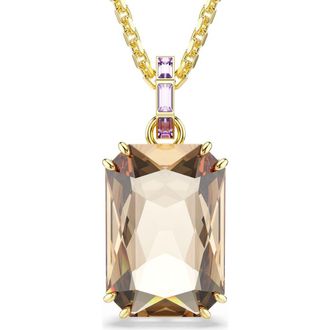 Swarovski Millenia Crystal Pendant Necklace in Gold at Nordstrom