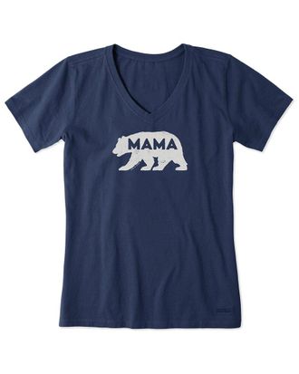 Life is good Crusher V-Neck T-Shirt