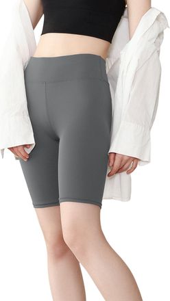 Power Flower Womens Sports Bottoms Yoga Pants Athletic Running Gear Workout Tights Gym Activewear (LY182-Gray, S-M)