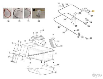 STIGA Sports Placa Electr&oacute;nica Para Tractor De C&eacute;sped Original Stiga 387722402/1