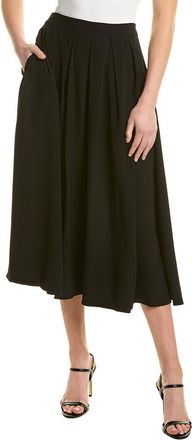 Gracia Pleated A-Line Skirt