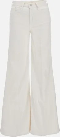 Mother White The Twister Sneak Jeans