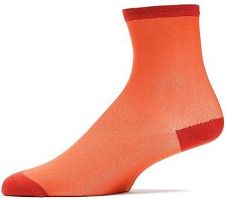 UGG Lyrie Sheer Quarter Womens Sock Red Saffron : SM, Nylon/Polyester