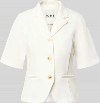 Ichi Blazer mit Viskose-Anteil Modell Kate in Offwhite, Gr&ouml;&szlig;e XXL