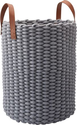 Aquanova Design Wäscheskorb Rudon ø 35 x 55 cm - Grau