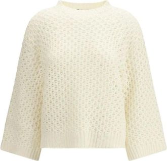 Fabiana Filippi Truien & Vesten, Dames, Beige, M, Wol, The Jumper
