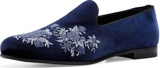 Taft Estate Mens Slippers Navy : 11.5 M, Leather