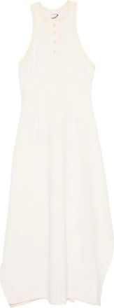 Nanushka Abito midi con drappeggio - Toni neutri