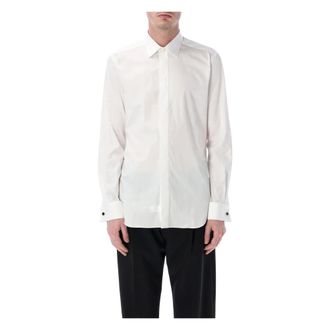 Xacus Shirts - Heren - Zakelijke Overhemden - Wit - M - Overhemden