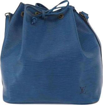 Louis Vuitton Pre-owned Bucket Bags, female, Blue, Size: ONE SIZE Pre-owned Bucket Bag