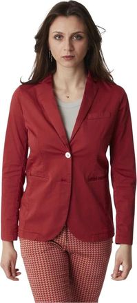 Mason's Damesjas Blouson Stijl - Dames - Blazers - Rood - XL - Jassen