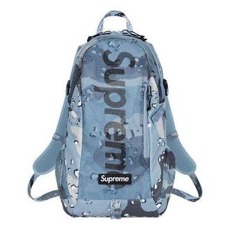 SUPREME Backpack Teal Black SUP-SS20-012