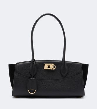 Ferragamo Studio East-West Small leather shoulder bag