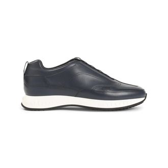 John Lobb Leather Sneakers With Rubber Sole