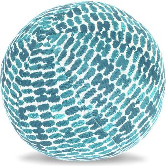 Elaine Smith Thumbprint Indoor & Outdoor Woven Accent Orb Pillow in Indigo at Nordstrom, Size 12X12