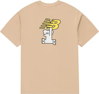 New Balance x SEIJI ANDY Graphic Tee Asia Sizing Beige Yellow 5ED26201-LBE