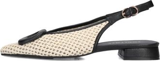Lodi Beige Slingbacks voor Elegante Gelegenheden - Dames - Ballerinas - Beige - 37 EU - Schoenen
