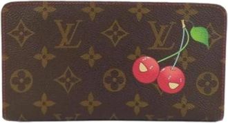 Louis Vuitton Pre-owned Wallets, female, Multicolor, Size: ONE SIZE Pre-owned Canvas Wallet