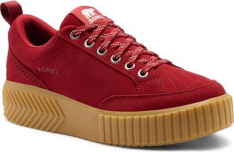 Sorel Ona Ave Waterproof Low Top Sneaker in Red Dahlia/gum 17 at Nordstrom, Size 6.5