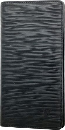 Louis Vuitton Noir Long Wallet (Bi-Fold) (Pre-Owned)