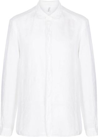 Transit Par-Such long-sleeve linen shirt - men - Linen/Flax - M - White