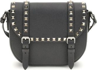 Valentino Garavani Beige Kalfslederen Bos Taurus Schoudertas